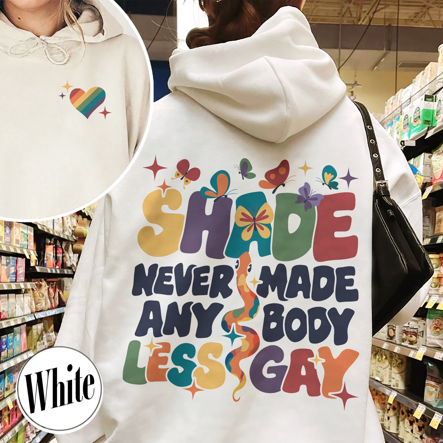 Shade Never Made Anybody Less Gay Hoodie, Gay Pride Hoodie, Pride Month Hoodie, You Need To Calm Down Hoodie, LGBT Pride Hoodie, Equality Hoodie