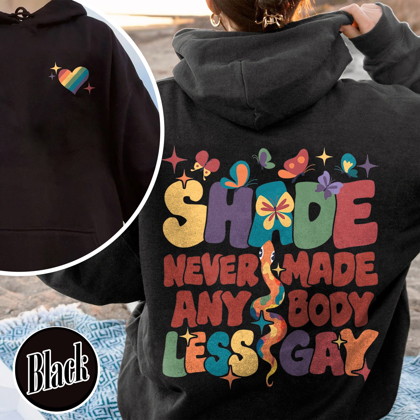 Shade Never Made Anybody Less Gay Hoodie, Gay Pride Hoodie, Pride Month Hoodie, You Need To Calm Down Hoodie, LGBT Pride Hoodie, Equality Hoodie