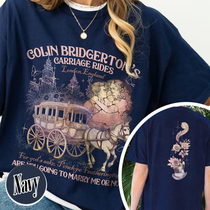 Lady Whistledown Colin and Penelope, Lady Whistledown Sweatshirt, Book Sweatshirt for Her, Book Lover Gift, Wallflower Social Club Penelope and Colin