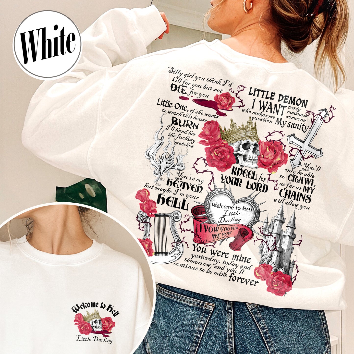 House of Lords Comfort Colors Sweatshirt, the Ritual Shantel Tessier Book, the Ritual Book, the Ritual Sweatshirt, Dark Romance Book Club