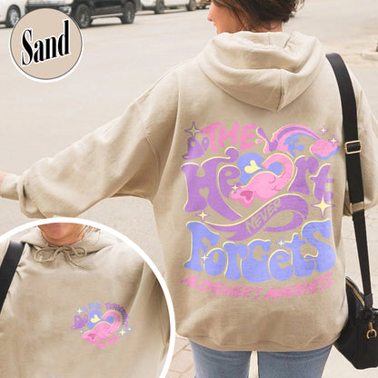 Alzheimer Saying Hoodie, Alzheimers and Brain Awareness, Alzheimer Awareness Elephant, Alzheimers Awareness Gift, I Will Remember for You Hoodie