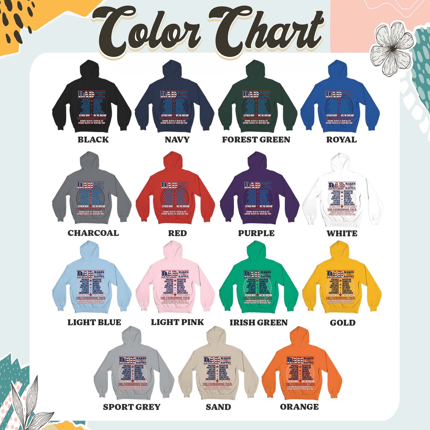 Top Dad Hoodie, Father's Day Hoodie, Funny Father Hoodie, New Dad Hoodie, Best Dad, Number One Dad Hoodie, Custom Top Dad Hoodie