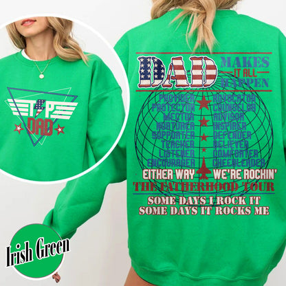 Top Dad Sweatshirt, Father's Day Sweatshirt, Funny Father Sweatshirt, New Dad Sweatshirt, Best Dad, Number One Dad Sweatshirt, Custom Top Dad Sweatshirt