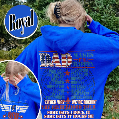 Top Dad Hoodie, Father's Day Hoodie, Funny Father Hoodie, New Dad Hoodie, Best Dad, Number One Dad Hoodie, Custom Top Dad Hoodie