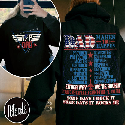 Top Dad Hoodie, Father's Day Hoodie, Funny Father Hoodie, New Dad Hoodie, Best Dad, Number One Dad Hoodie, Custom Top Dad Hoodie