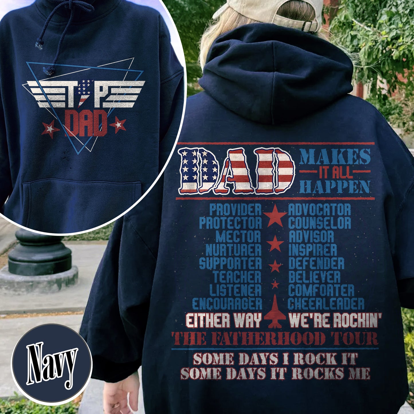 Top Dad Hoodie, Father's Day Hoodie, Funny Father Hoodie, New Dad Hoodie, Best Dad, Number One Dad Hoodie, Custom Top Dad Hoodie