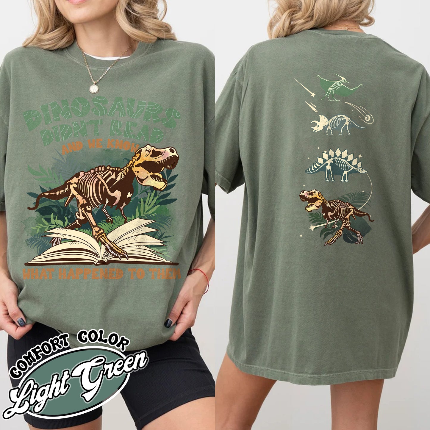 Dinosaurs Didn’t Read And We Know What Happen to Them Shirt, Dinosaurs Shirt, Dino T-Shirt, Funny Reading Shirt, Dino-Four Tshirt, Reading Gifts,