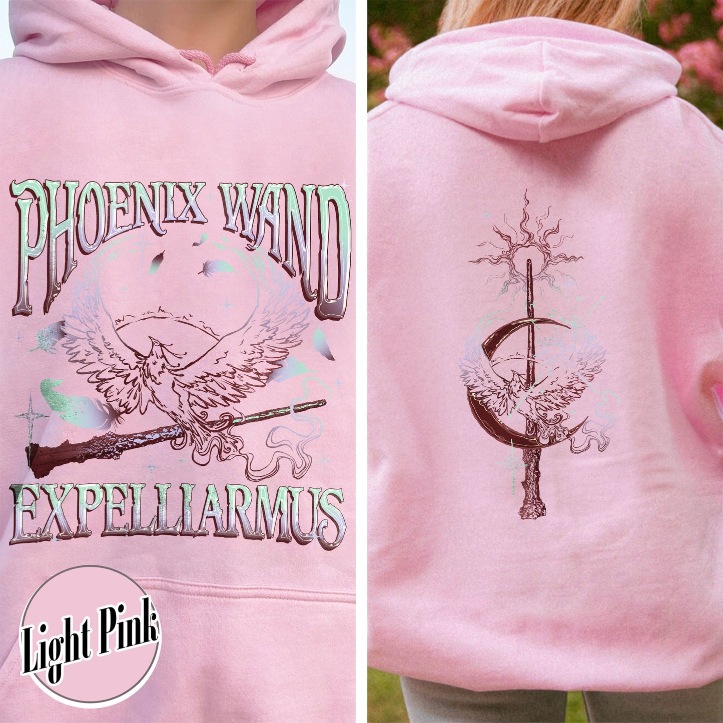 Magic Wand Hoodie, Magical Adventure Apparel, Bookish Wizard Hoodie,Wizard School Fandom, Wizard Book Shop Hoodie