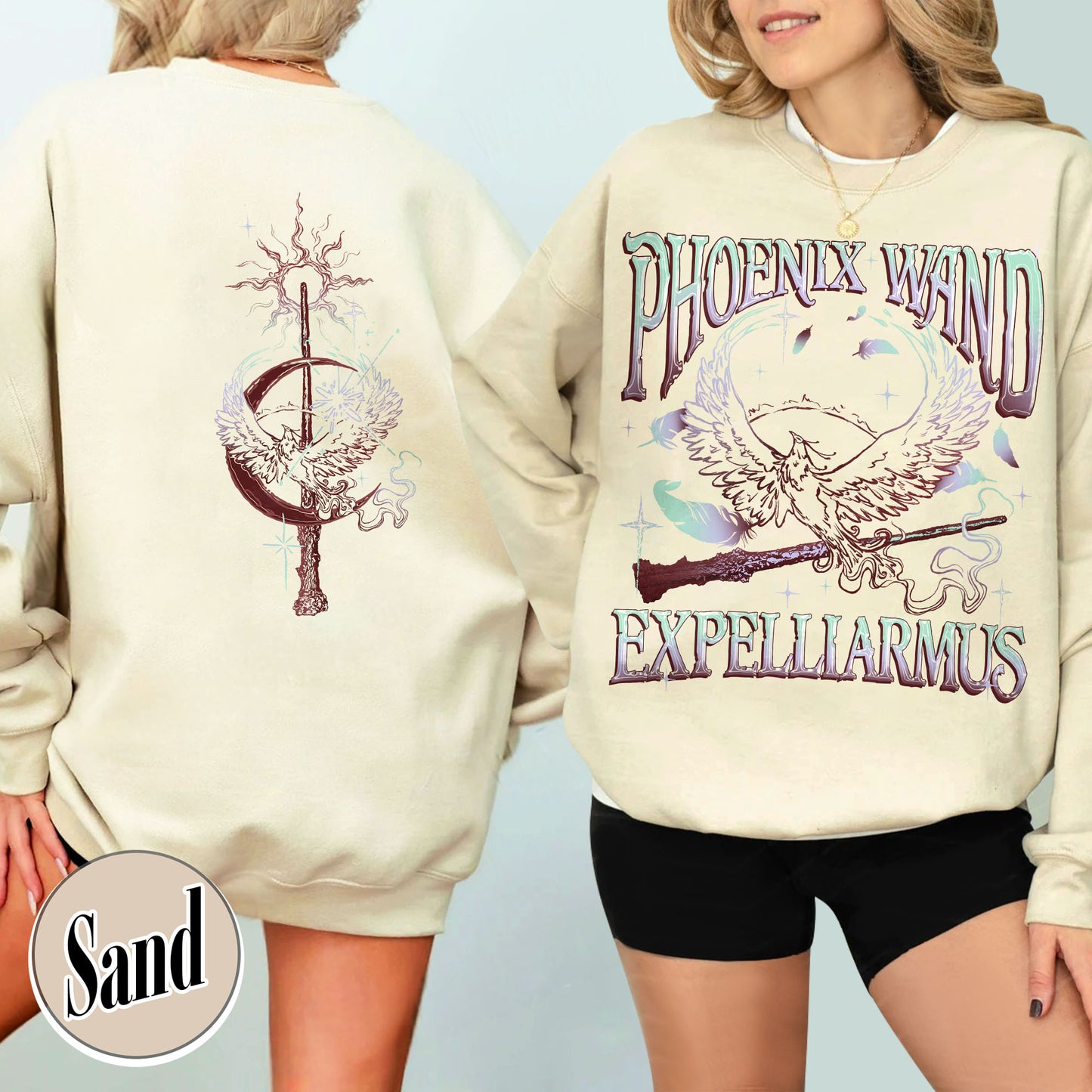 Magic Wand Sweatshirt, Magical Adventure Apparel, Bookish Wizard Sweatshirt, Wizard School Fandom, Wizard Book Shop Sweatshirt