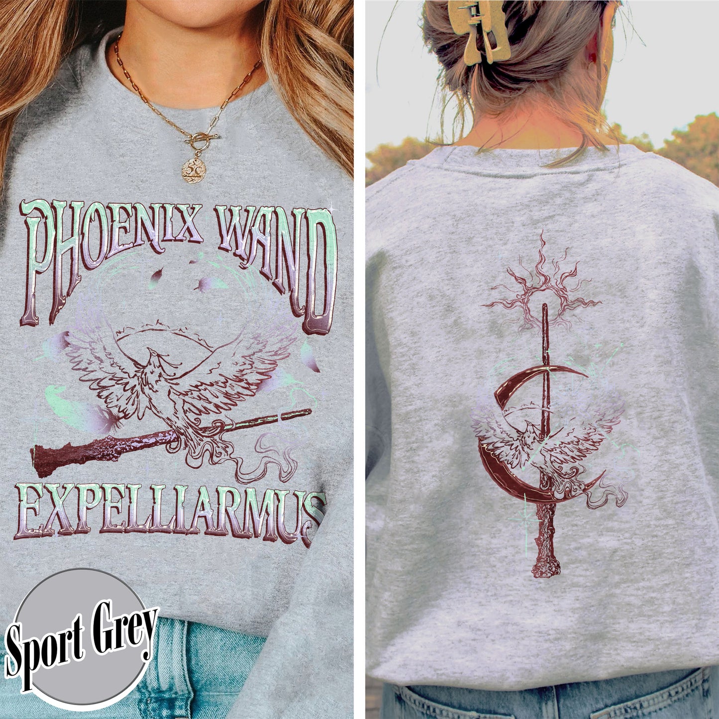 Magic Wand Sweatshirt, Magical Adventure Apparel, Bookish Wizard Sweatshirt, Wizard School Fandom, Wizard Book Shop Sweatshirt
