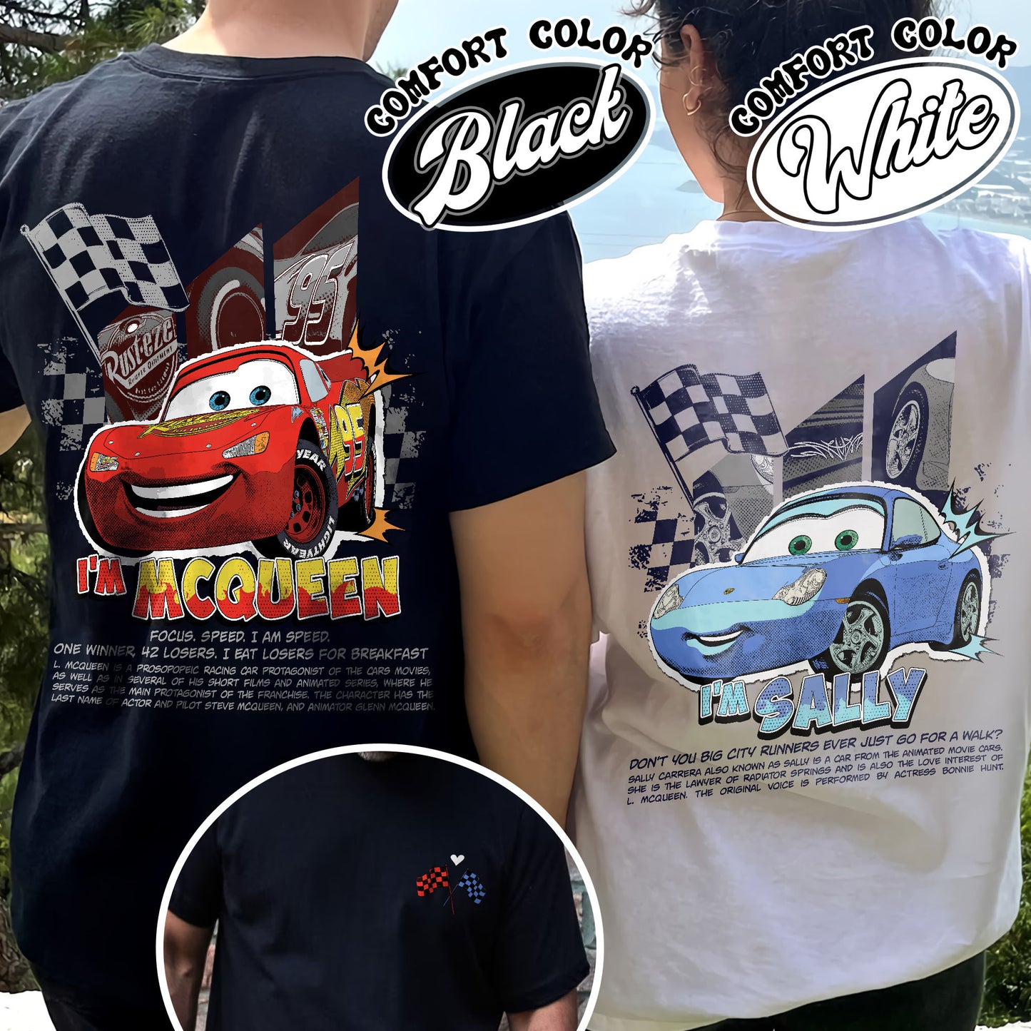 Matching Couple Comfort Color Shirt Car, Matching Shirt for Couple Cars, Car Shirts Matching, Couple T-Shirt, Gift for Her, Gift for Him, F1 Shirt 2024