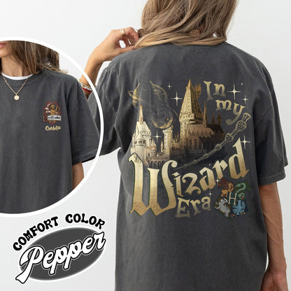 Custom Wizard Houses Shirt, Wizard School House Shirt, Wizard House Shirt, HP Shirt, Fantasy Wizard Shirt, in My Wizard Era Shirt, Wizard Era