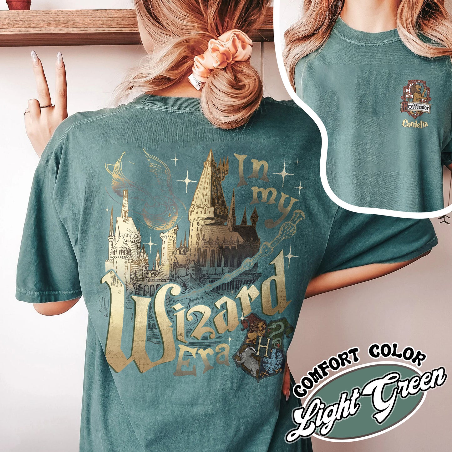 Custom Wizard Houses Shirt, Wizard School House Shirt, Wizard House Shirt, HP Shirt, Fantasy Wizard Shirt, in My Wizard Era Shirt, Wizard Era