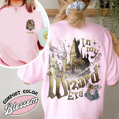 Custom Wizard Houses Shirt, Wizard School House Shirt, Wizard House Shirt, HP Shirt, Fantasy Wizard Shirt, in My Wizard Era Shirt, Wizard Era