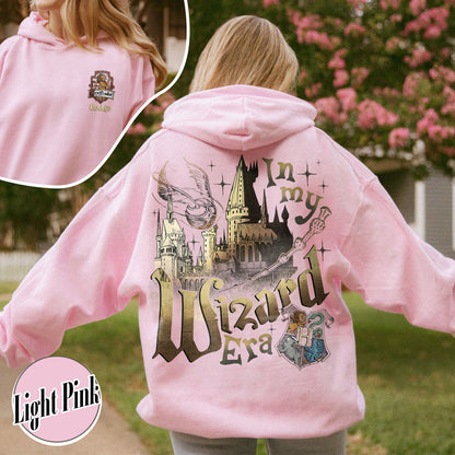 Harry Potter Hoodie, Custom Wizard Houses Hoodie, Wizard School House Hoodie, Fantasy Wizard Hoodie