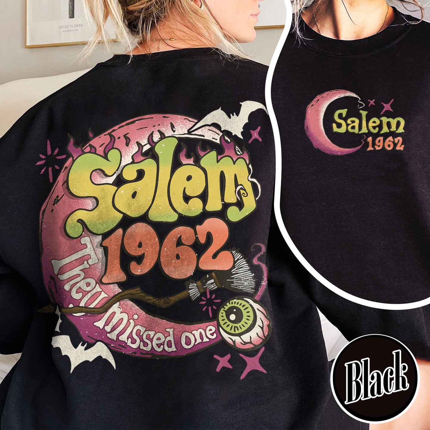 Halloween Sweatshirt, Salem 1692 Sweatshirt, Spooky Sweatshirt, Salem Witches Sweatshirt, Witch Sweatshirt