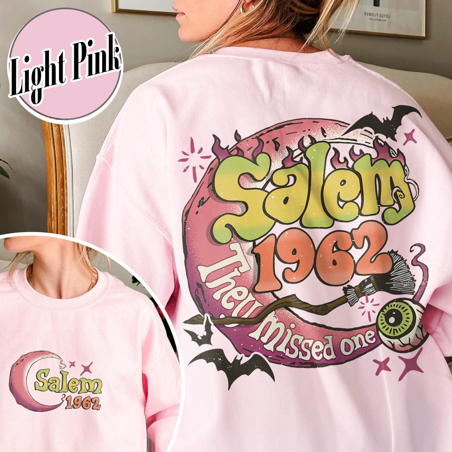 Halloween Sweatshirt, Salem 1692 Sweatshirt, Spooky Sweatshirt, Salem Witches Sweatshirt, Witch Sweatshirt