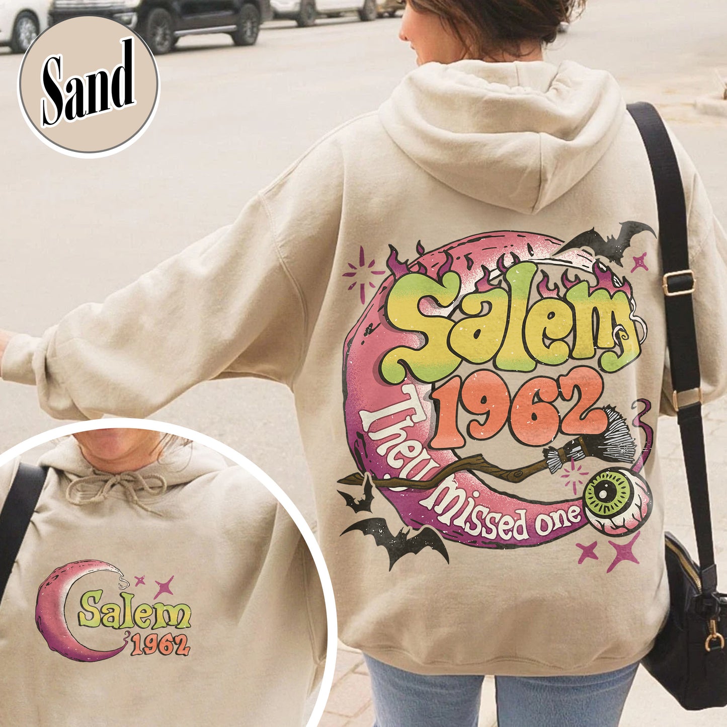 Halloween Hoodie, Salem 1692 Hoodie, Spooky Hoodie, Salem Witches Hoodie, Witch Hoodie