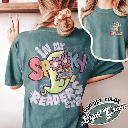 In My Spooky Readers Era Comfort Colors Shirt, Bookish Halloween Tee, Funny Reader Book Addict, Bookish Gift For Her, Dark Romance, Book Lover