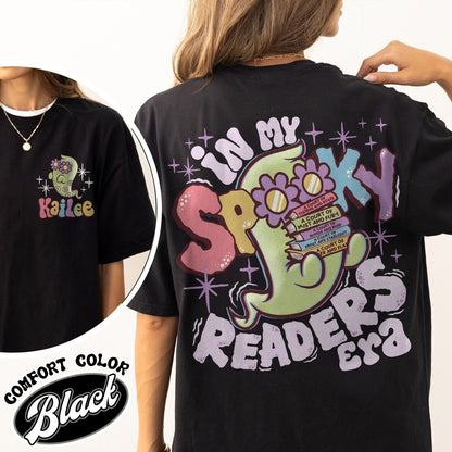 In My Spooky Readers Era Comfort Colors Shirt, Bookish Halloween Tee, Funny Reader Book Addict, Bookish Gift For Her, Dark Romance, Book Lover