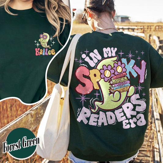 Bookish Sweatshirt, in My Spooky Reader Era Sweatshirt, Halloween Sweatshirt, Funny Reader Book Addict Sweatshirt