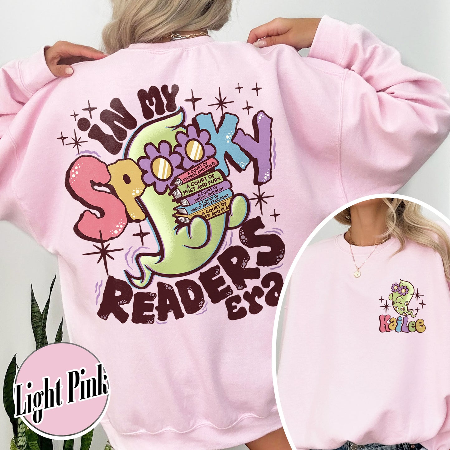Bookish Sweatshirt, in My Spooky Reader Era Sweatshirt, Halloween Sweatshirt, Funny Reader Book Addict Sweatshirt