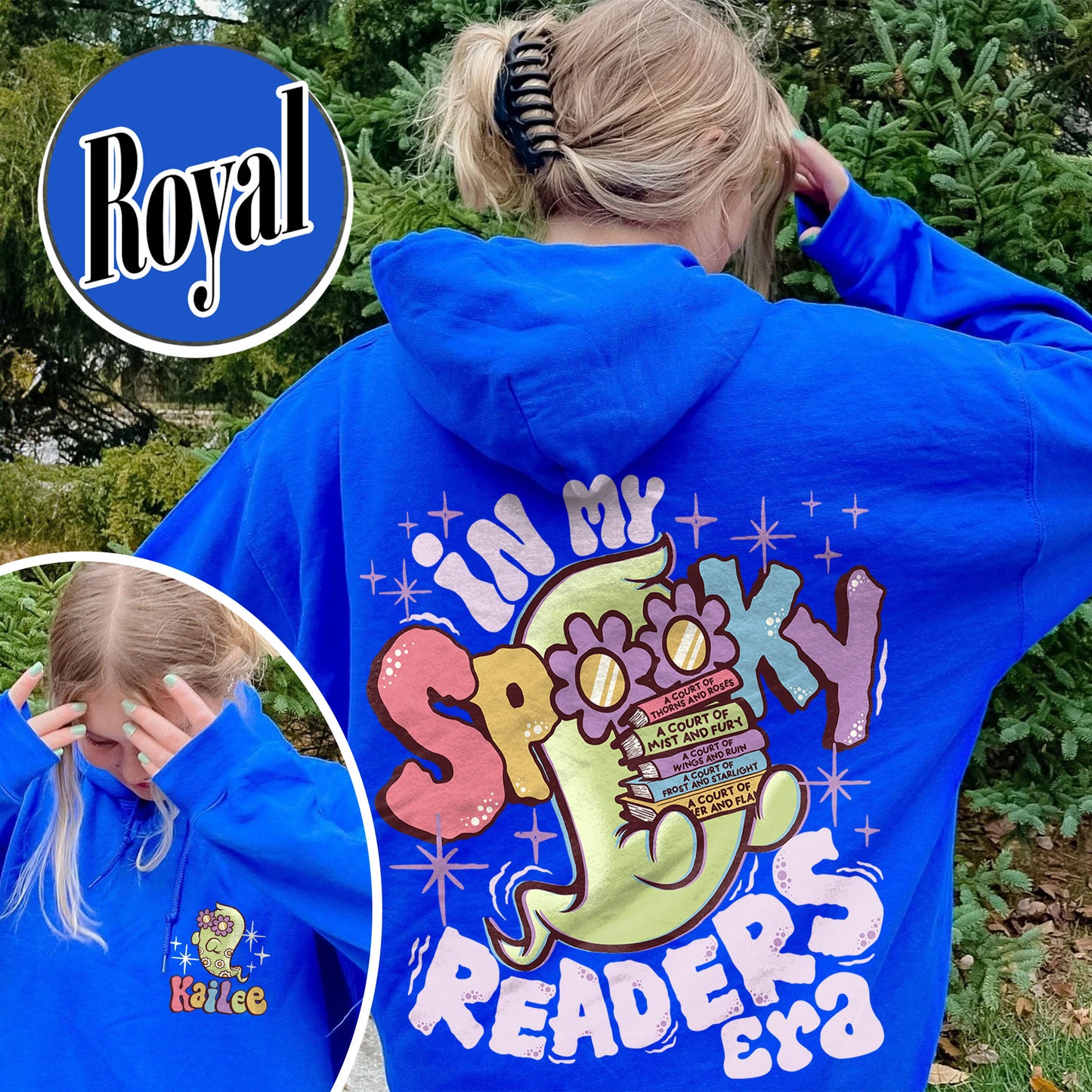 Bookish Hoodie, in My Spooky Reader Era Hoodie, Halloween Hoodie, Funny Reader Book Addict Hoodie