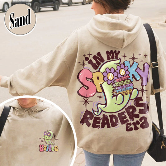 Bookish Hoodie, in My Spooky Reader Era Hoodie, Halloween Hoodie, Funny Reader Book Addict Hoodie