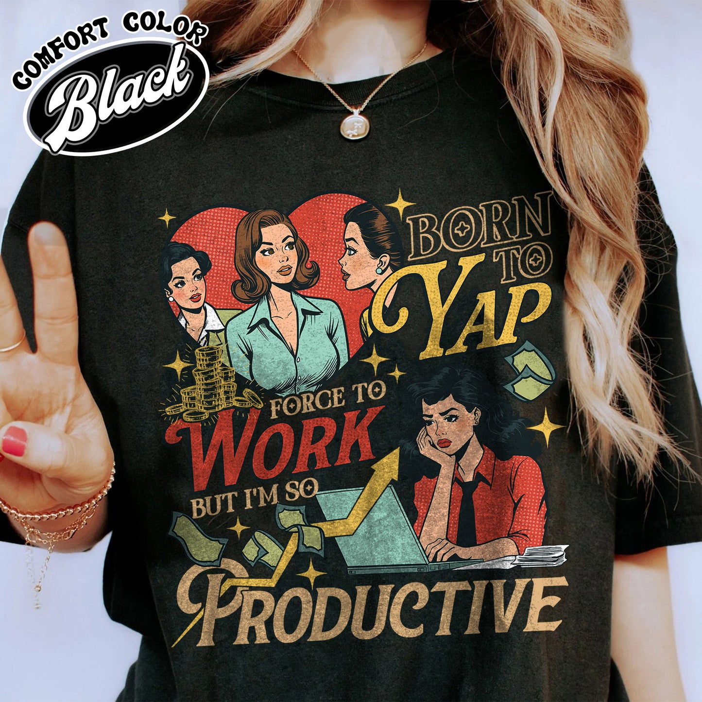 Born to Yap Shirt, Born to Yap Forced To Work Shirt, Born to Yap Forced To Work, Born to Yap T Shirt, Funny Gifts for Her, Gift Ideas for Her