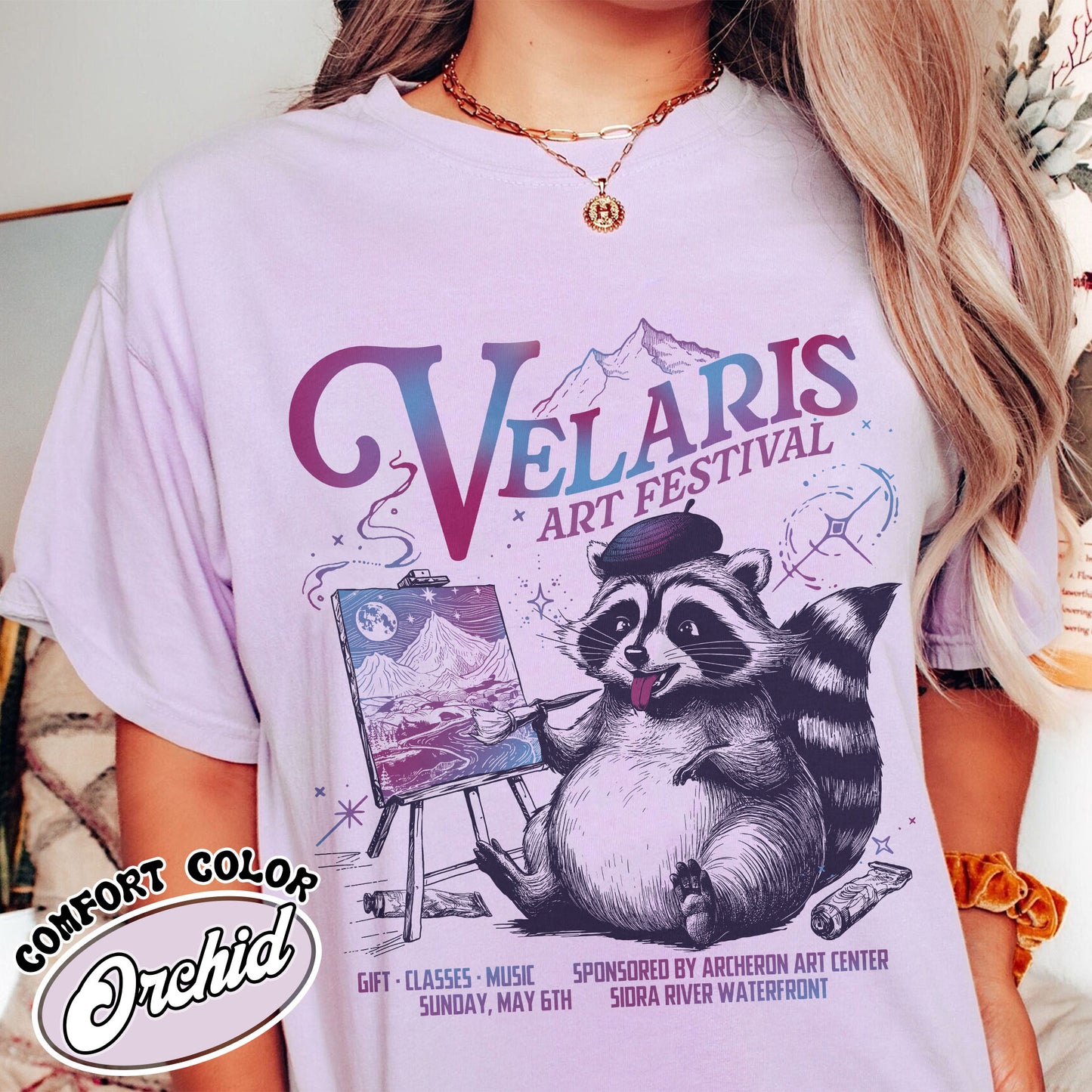 Velaris Art Festival Shirt,Velaris Acotar Shirt,Night Court,Feyre Archeron,Nesta,Rhysand,Raccoon Drawing Shirt,Bookish Shirt,Velaris Shirt