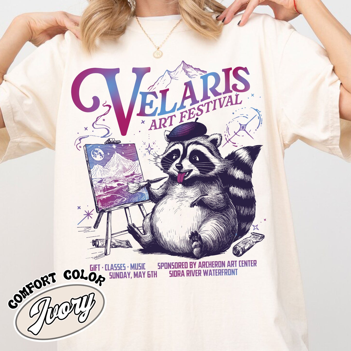 Velaris Art Festival Shirt,Velaris Acotar Shirt,Night Court,Feyre Archeron,Nesta,Rhysand,Raccoon Drawing Shirt,Bookish Shirt,Velaris Shirt