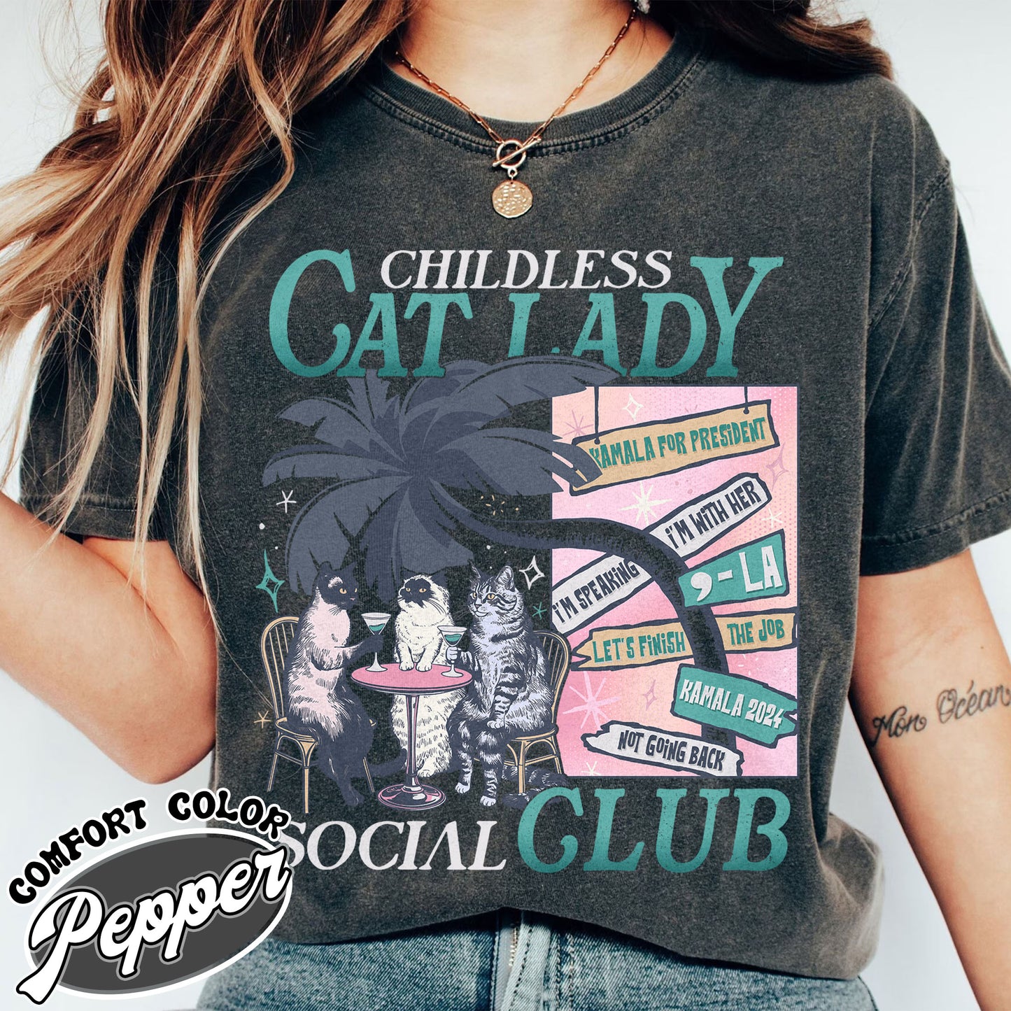 Childless Cat Lady Shirt, Childless Cat Lady Shirt, Childless for Cat Ladies, Childless Cat Lady Social Club, Vote Blue Shirt, Social Democrat