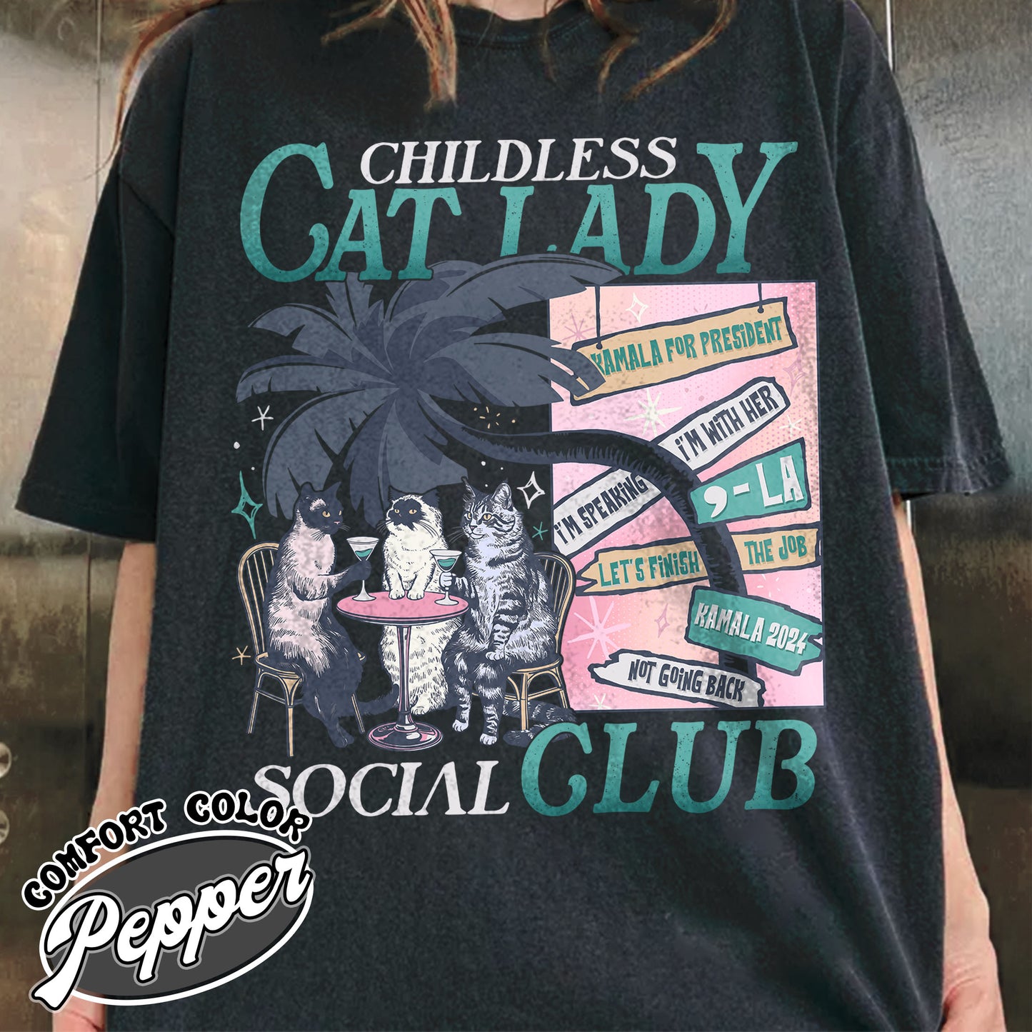 Childless Cat Lady Shirt, Childless Cat Lady Shirt, Childless for Cat Ladies, Childless Cat Lady Social Club, Vote Blue Shirt, Social Democrat