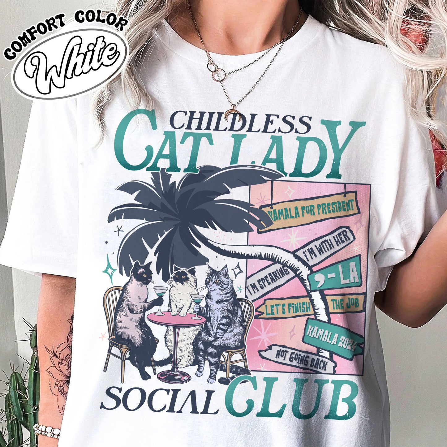 Childless Cat Lady Shirt, Childless Cat Lady Shirt, Childless for Cat Ladies, Childless Cat Lady Social Club, Vote Blue Shirt, Social Democrat