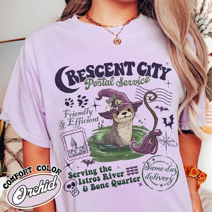 Crescent City Postal Service Comfort Color Shirt, Halloween Book Shirt, Read More Books Halloween Shirt, Crescent City Merch, SJM Merch