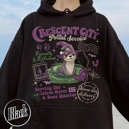 Bookish Hoodie, Crescent City Postal Service Hoodie, Read More Books Halloween Hoodie, SJM Merch