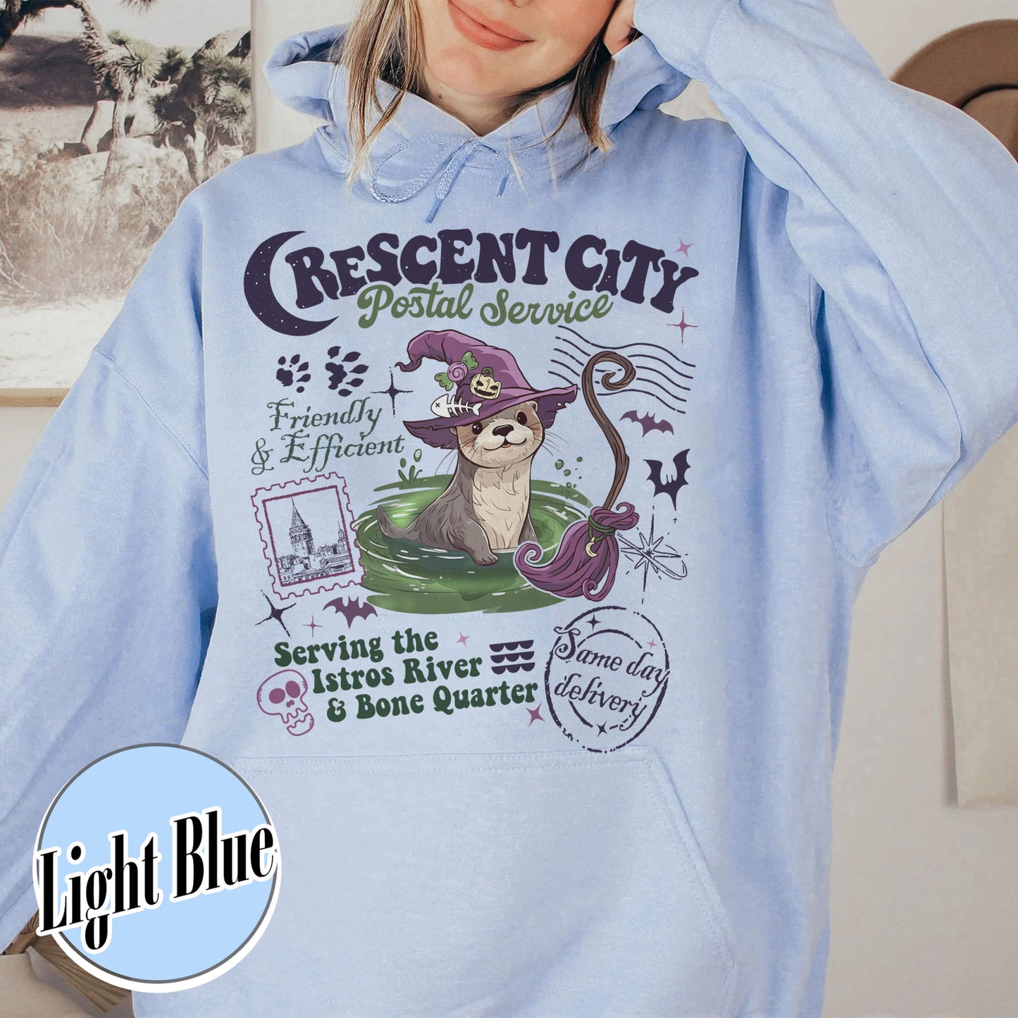 Bookish Hoodie, Crescent City Postal Service Hoodie, Read More Books Halloween Hoodie, SJM Merch