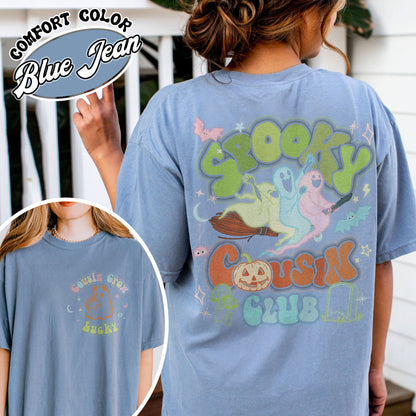 Custom Cousin Crew Shirt, Spooky Cousin Club Shirt, Custom Cousin Halloween Crew, Cousin Crew Youth Shirt, Personalized Cousin Crew Kids Shirt