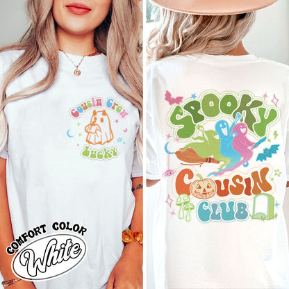 Custom Cousin Crew Shirt, Spooky Cousin Club Shirt, Custom Cousin Halloween Crew, Cousin Crew Youth Shirt, Personalized Cousin Crew Kids Shirt