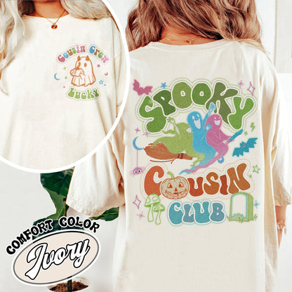 Custom Cousin Crew Shirt, Spooky Cousin Club Shirt, Custom Cousin Halloween Crew, Cousin Crew Youth Shirt, Personalized Cousin Crew Kids Shirt