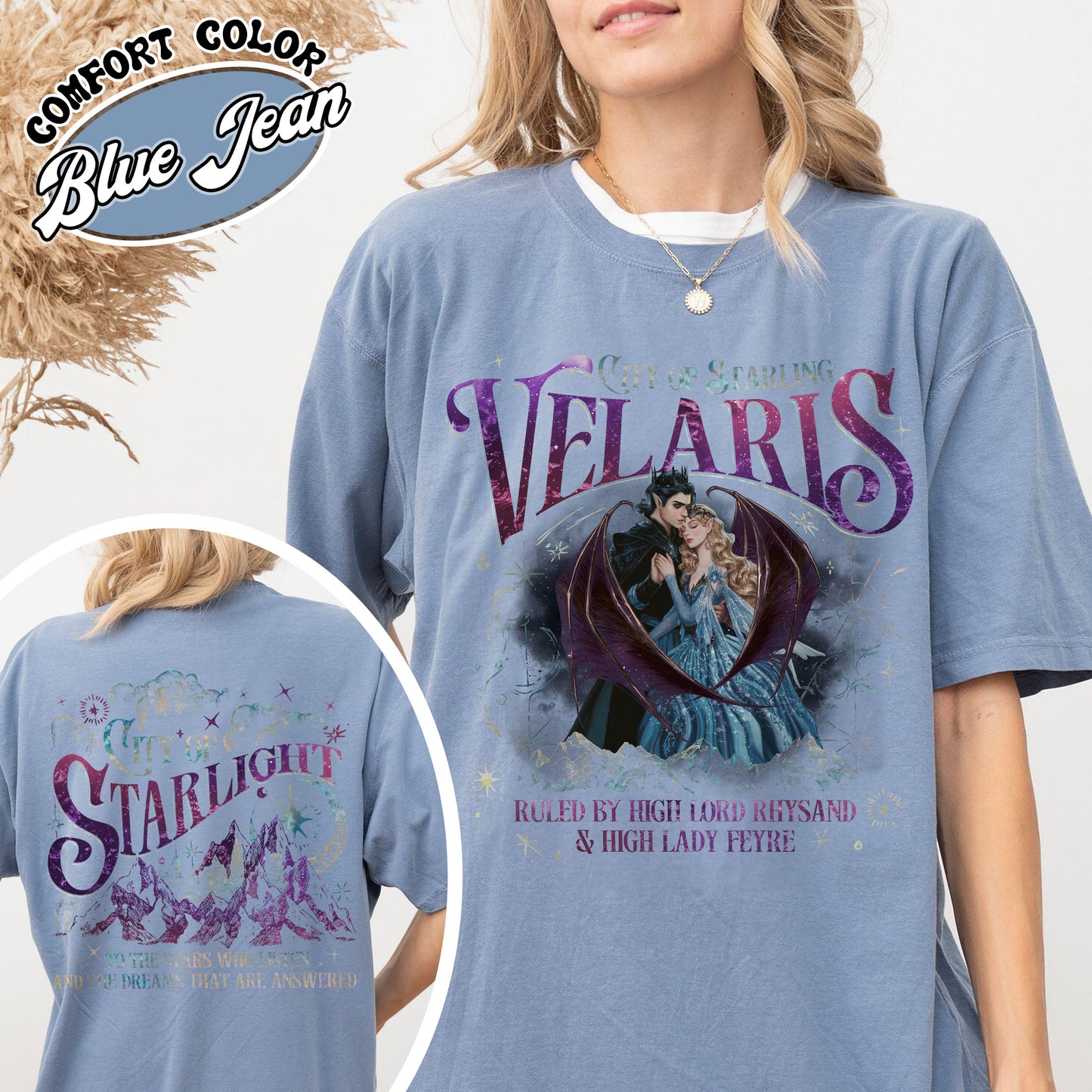 Velaris City Of Starlight Shirt,SJM Shirt,Bookish Shirt,Velaris Shirt, Acotar Shirt, Acotar Merch, Night Court Shirt,Feyre and Rhysand Shirt