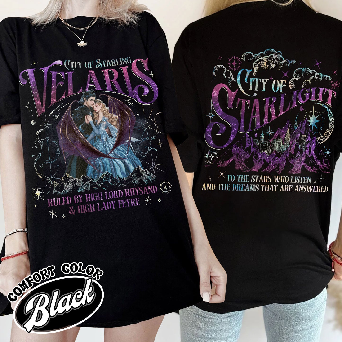 Velaris City Of Starlight Shirt,SJM Shirt,Bookish Shirt,Velaris Shirt, Acotar Shirt, Acotar Merch, Night Court Shirt,Feyre and Rhysand Shirt