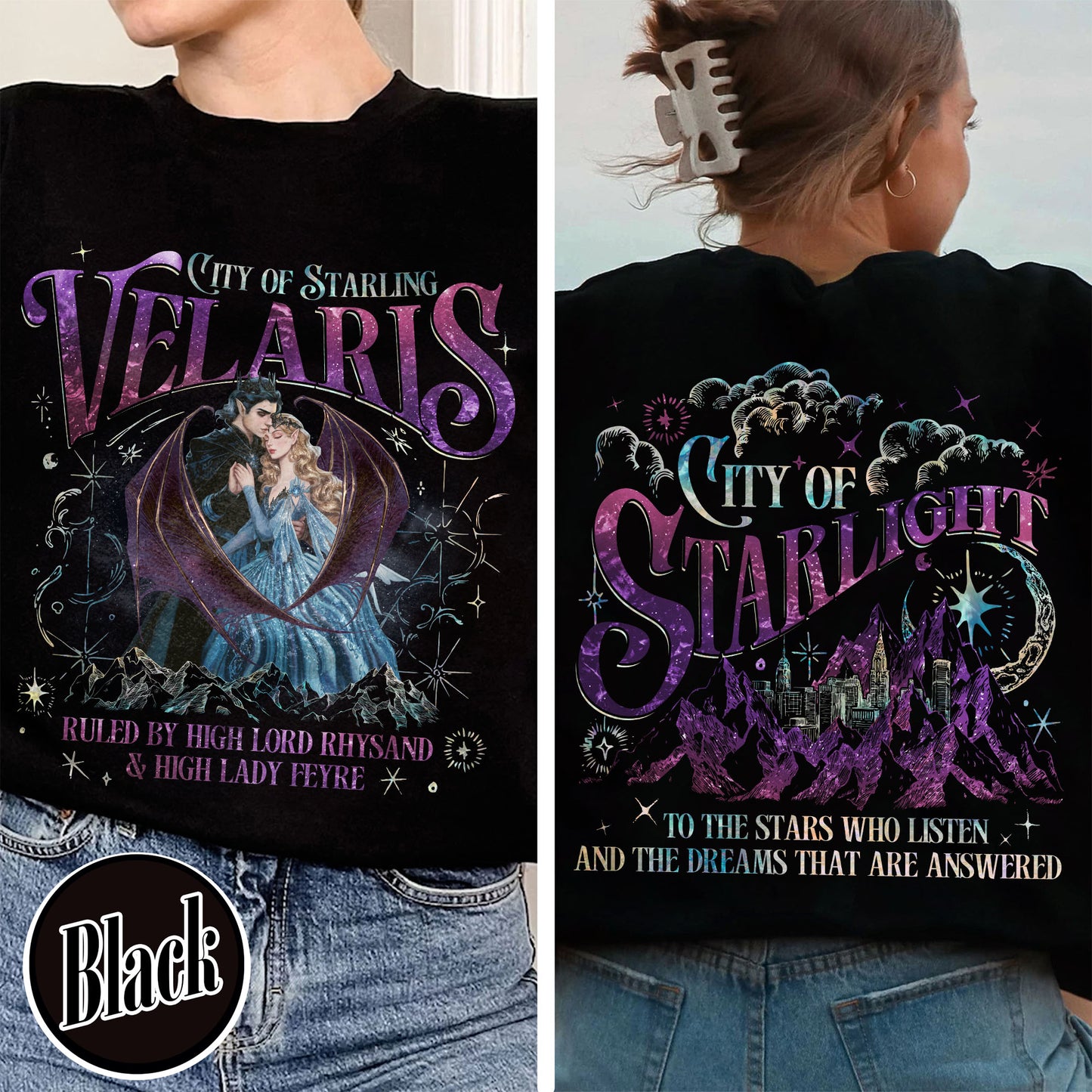 Velaris Acotar Sweatshirt, Velaris City of Starlight Sweatshirt, Feyre and Rhysand Sweatshirt