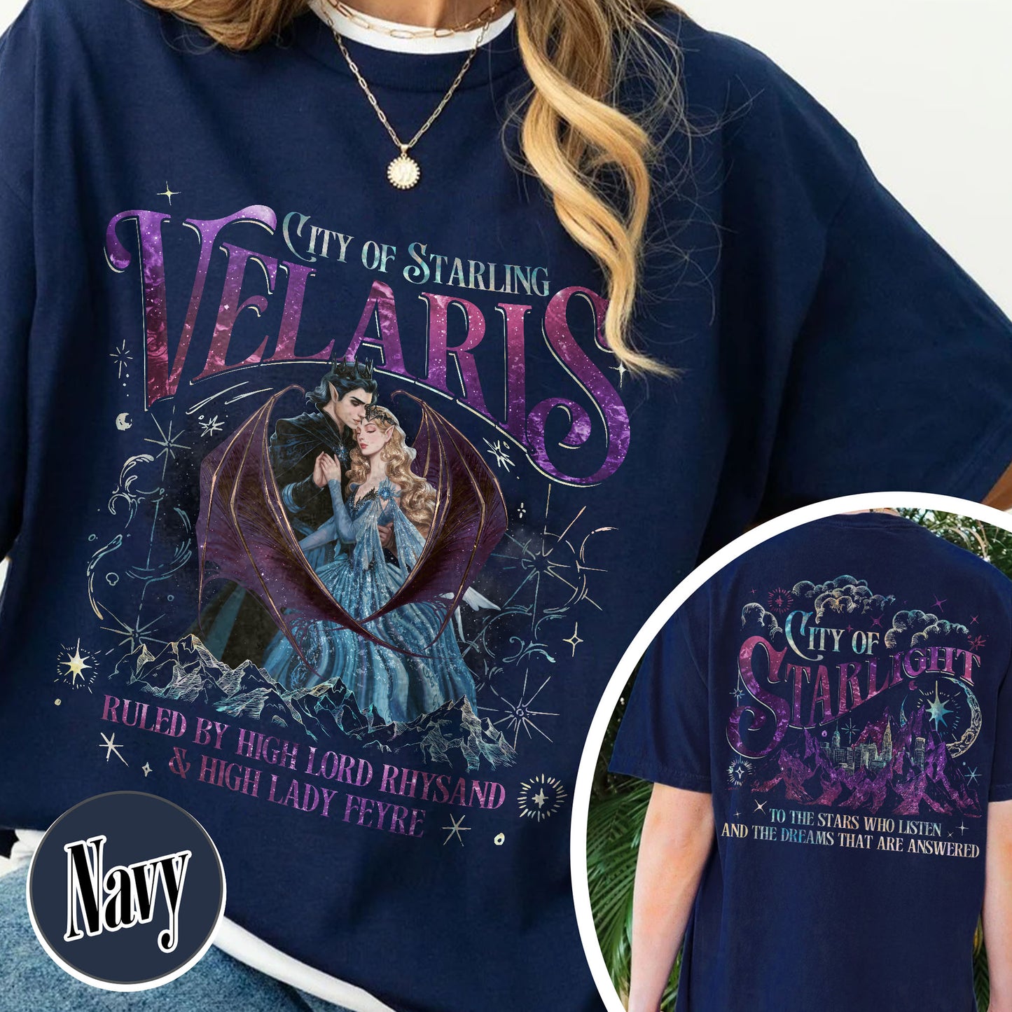 Velaris Acotar Sweatshirt, Velaris City of Starlight Sweatshirt, Feyre and Rhysand Sweatshirt