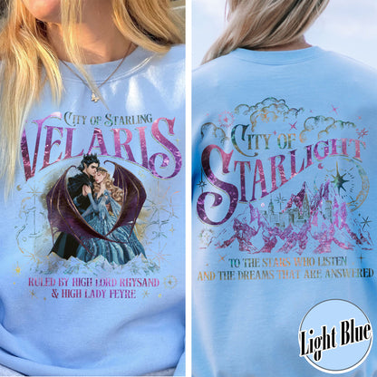 Velaris Acotar Sweatshirt, Velaris City of Starlight Sweatshirt, Feyre and Rhysand Sweatshirt