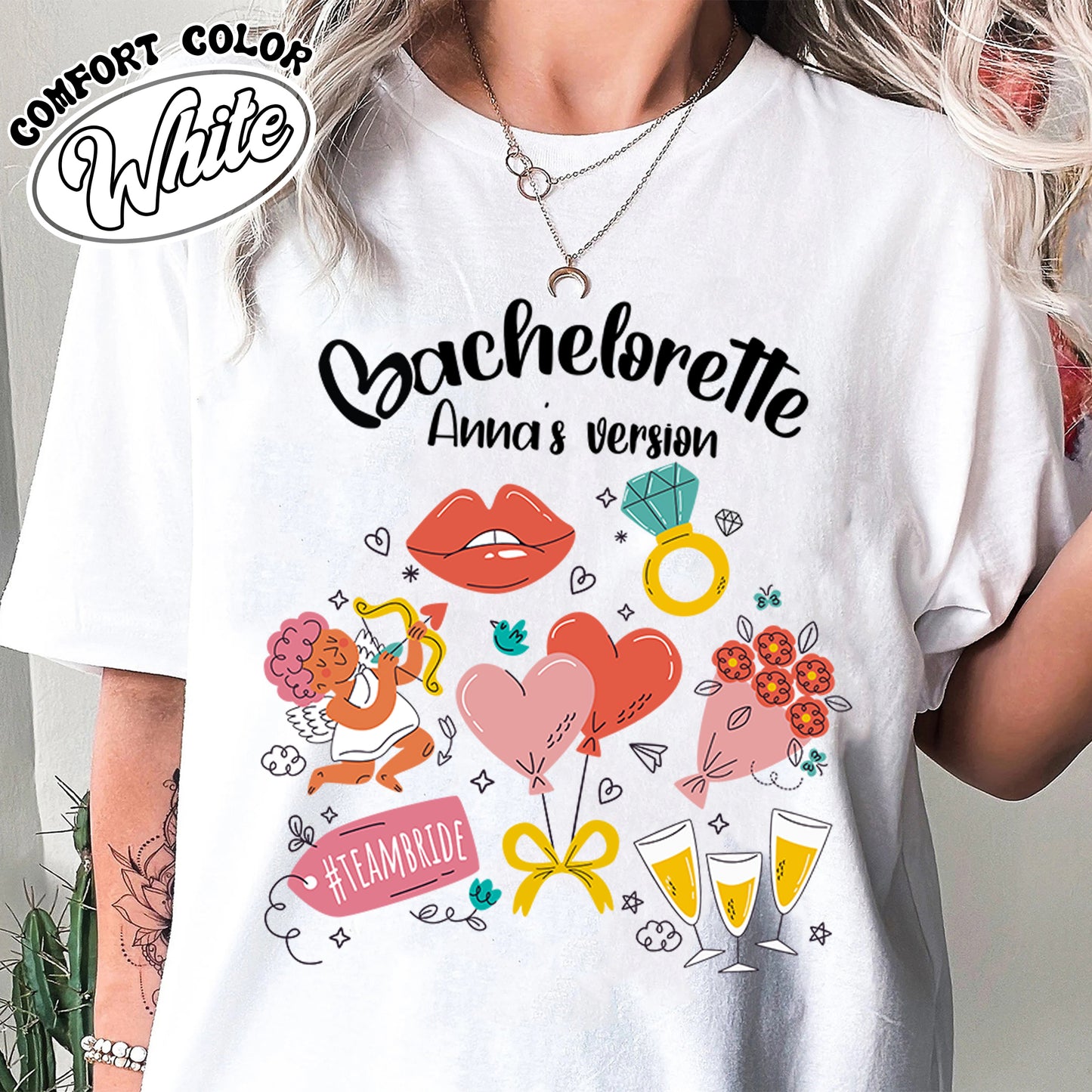 Custom Bachelorette Comfort Color Shirt, Bachelorette’s Version Shirt, Bachelorette Party Shirt