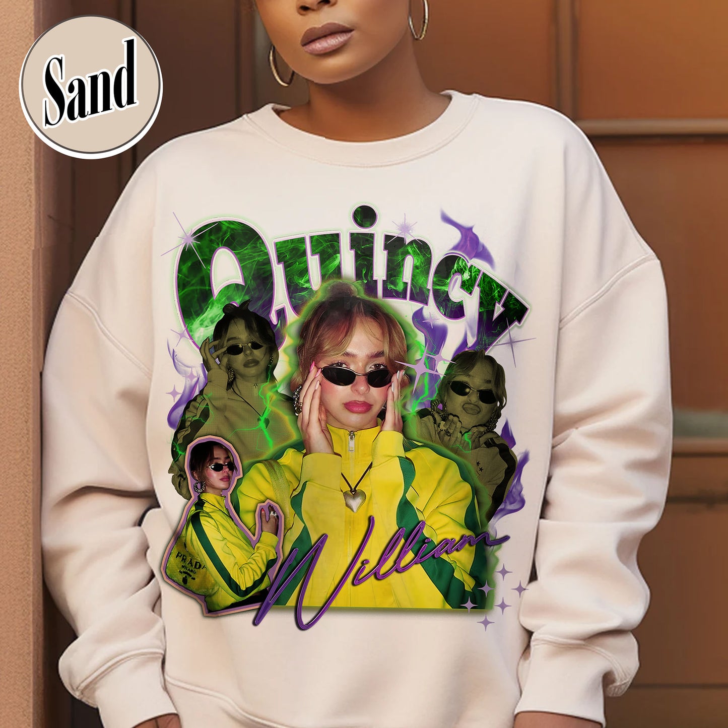 Custom Halloween Bootleg Sweatshirt, Retro Custom Bootleg Rap Sweatshirt, Custom Bootleg Your Photo