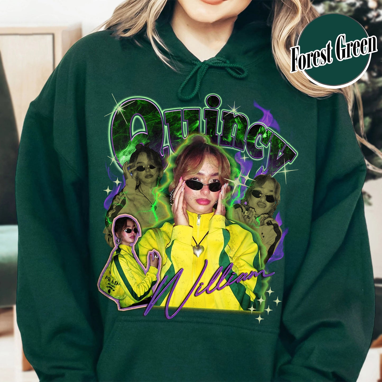 Custom Halloween Bootleg Hoodie, Retro Custom Bootleg Rap Hoodie, Custom Bootleg Your Photo
