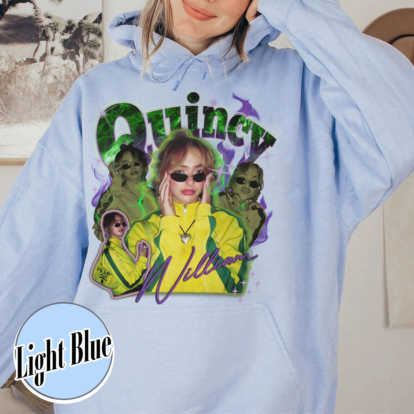 Custom Halloween Bootleg Hoodie, Retro Custom Bootleg Rap Hoodie, Custom Bootleg Your Photo