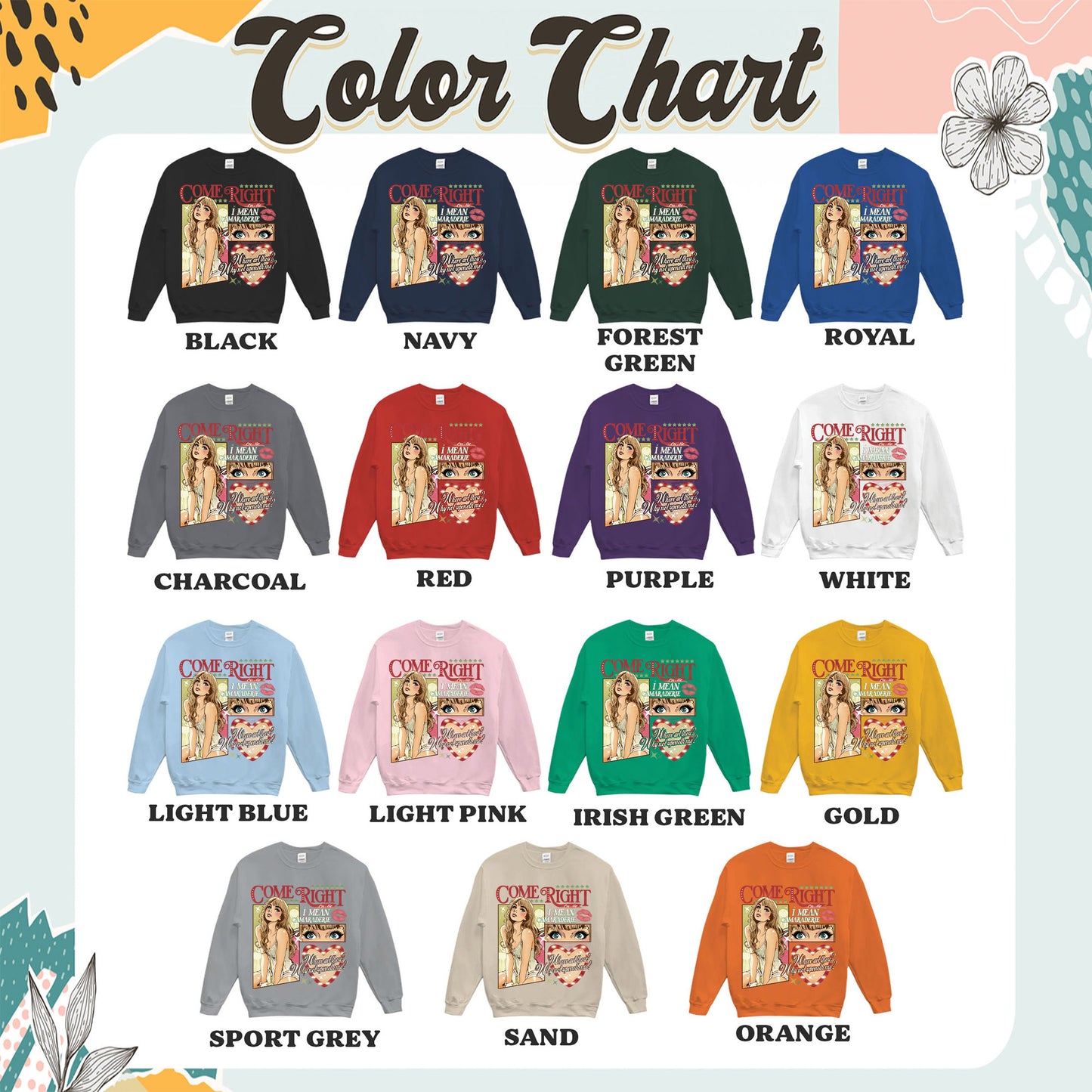 I Mean Camaraderie Sweatshirt,Espresso Sweatshirt,Please Please Please Sweatshirt,Bed Chem Sweatshirt,where art thou? Sweatshirt,Short N Sweet Sweatshirt,Music Tour 2024